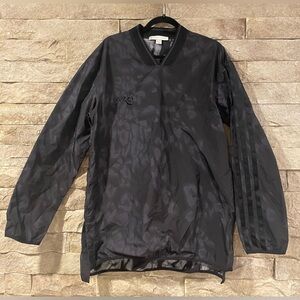 Y-3 Adidas Black Patterned Windbreaker